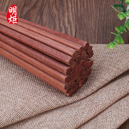 无漆红檀木筷21